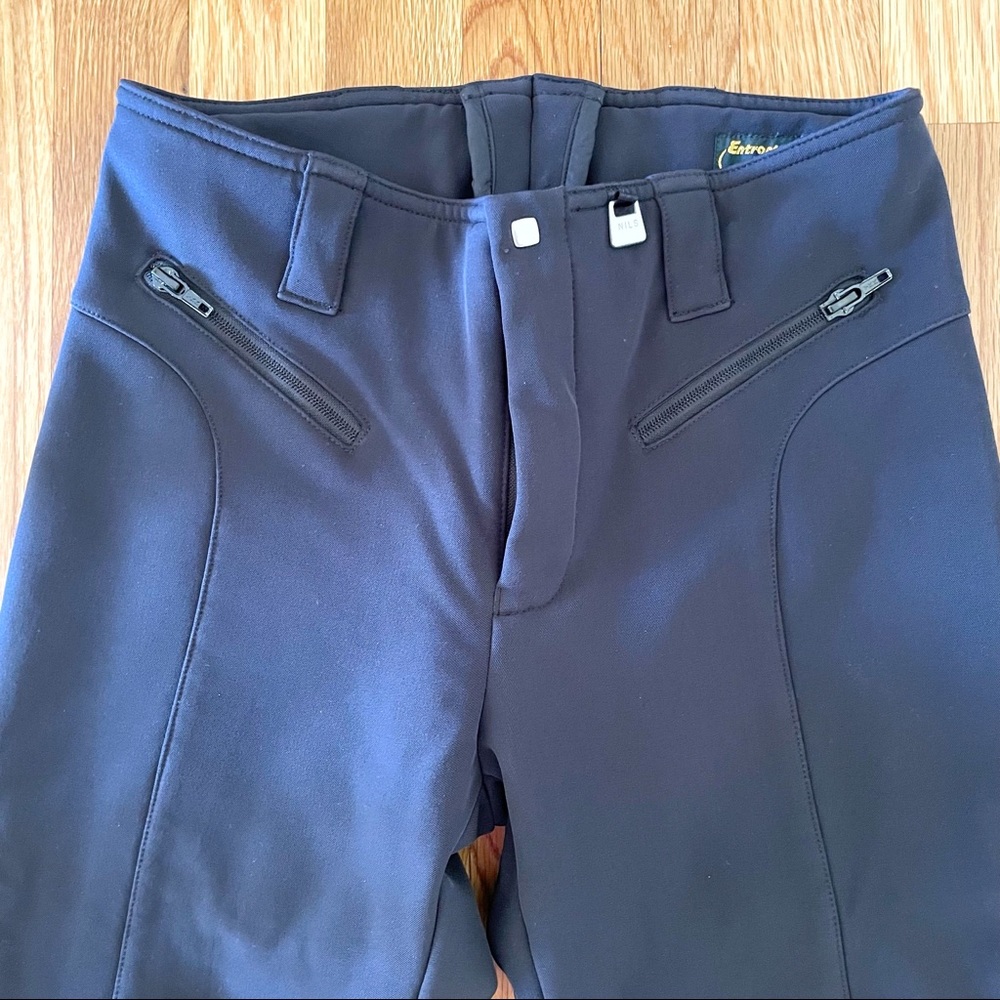 NILS Kids Ski Pants Entrant Dermizax Insulated Waterproof for Snowboarding Black - Picture 2 of 5